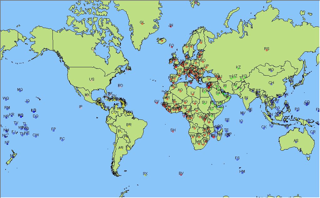 DAML Map view of Unified Command Plan